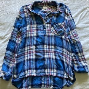 Blue Flannel Shirt